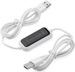 Online Share Sync Link Net Direct Data File Transfer Bridge LED Cable Hot! High Speed USB PC to PC Standard Bundle 1 Computer
