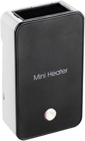 Mini Desk Fan Portable Desktop Winter Warm Space Electric Heater Thermostat Fan for Bedroom Office Home 220V EU Plug 3500r / Min