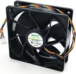 120mm High Speed Bitcoin GPU Miner Mining Cooling Fan Cooling CPU Cooler Fan 4pin Computer Case Chassis Fans Heat Pipes Radiator