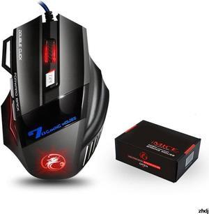 Ergonomic Wired Gaming Mouse LED 5500 DPI USB Computer Mouse Gamer RGB Mice X7 Silent Mause With Backlight Cable For PC Laptop