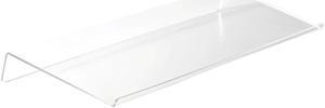 Acrylic Tilted Computer Keyboard Holder Clear Keyboard Stand for Easy Ergonomic Typing Office Desk Home School