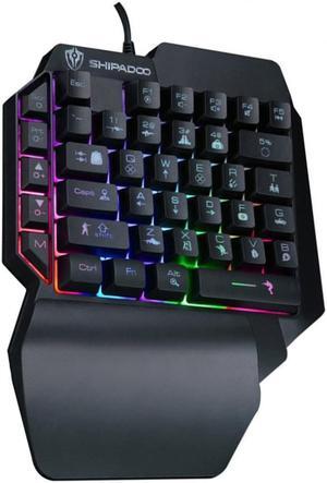 Small Mechanical Keyboard One-Handed Game Mechanical Keyboard Left Hand Small Keyboard One-Hand Mechanical Keyboard