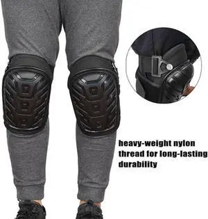 1 Pair EVA Knee Pads Work Safety Knee Protectors for Outdoor Garden Workers Builder Durable Comfortable Knee Protector Pads