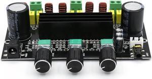 XH-M573 TPA3116D2 80W+80W+100W 2.1 Channel TPA3116 Digital Power Amplifier Board Bass Subwoofer Amplifier Black TDA3116D2 1.2MHZ