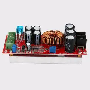 DC 20A 1200W Step-Up Boost Constant Current Module Variable Voltage Power Supply IN 8-60V Step Up Module