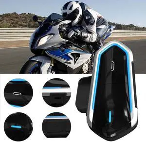 Earphone Waterproof Wireless Long Standby Helmet Headset Hands Free Easy Operation Motorcycle Energy Saving Music
