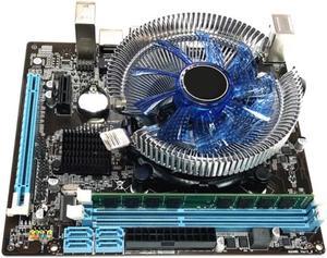 HM55 Computer Motherboard I3 I5 Lga 1156 4G Memory Fan Desktop Mute CPU Cooling Fan Mainboard Game Assembly Accessories Kit