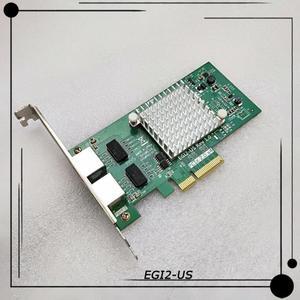 EGI2-US I350AM2 I350-T2 Chip Dual-port Gigabit PCI-E Disassembly Network Card Perfect Tested