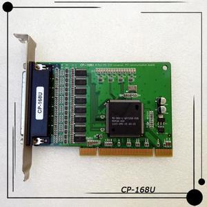 CP-168U For MOXA Spot PCI 8 Serial Card RS232 Multi-Serial Card with 8 Serial Cables Before Shipment Perfect Test