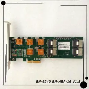BN-6240 BN-HBA-16 V1.5 For Brainaire 3910 Network Storage SAS Card Perfect Tested