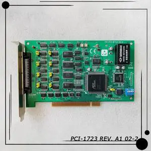 PCI-1723 REV. A1 02-2  For Advantech Acquisition Card 16 Bit 8-way Non Isolated Analog Output Card