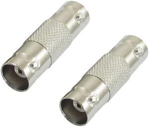 2pcs/lot BNC Female to Female Inline Coupler Coax BNC Connector Extender for CCTV Camera Security Video Surveillance System