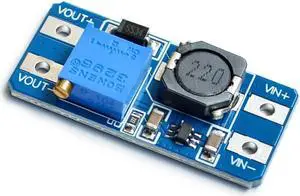 MT3608 DC-DC Step Up Converter Booster Power Supply Module Boost Step-up Board MAX Output Wide Voltage Input 2/24V To 5/9/12/28V MT3608 DC-DC Step Up Converter Booster Power Supply Module Boost Step-up Board MAX Output Wide Voltage Input 2/24V To 5/9/12/28V