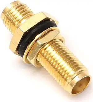 SMA Female Jack RF Connector Straight Coaxial Converter Adapter Panel Mount O-Ring Connectors