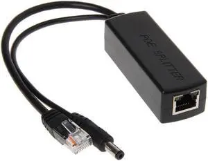 10/100M IEEE802.3at/af Power Over Ethernet PoE Splitter Adapter For IP Camera 80x27x22mm/3.15x1.06x0.87in 10/100M IEEE802.3at/af Power Over Ethernet PoE Splitter Adapter For IP Camera 80x27x22mm/3.15x1.06x0.87in