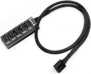 40cm 1 To 5 4-pins Molex TX4 PWM CPU Cooler / Case / Chasis Cooling Fan Power Cable Hub Splitter Adapter