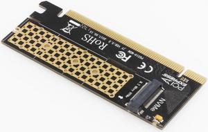 M.2 NVMe SSD NGFF TO PCIE 3.0 X16 X4 Adapter M Key Interface Expansion Card Full Speed Support 2230 to 2280 SSD