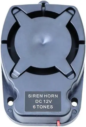 Alarm Horn Siren Buzzer 12v Six-tone 110 Points Small Size and Easy To Install