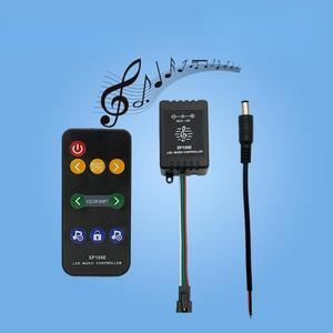 SP106E RGB LED Controller 9 Keys RF Wireless Pixel IC SPI Music controller Colorful WS2811 WS2812B SK9822 SK6812 APA102 Strip