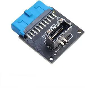 Type C USB3.1 Front Panel Socket USB 3.0 19 Pin to TYPE-E 20Pin Header Extension Adapter for ASUS Motherboard PC Connector Riser