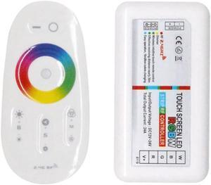 12-24V Mini Full Color LED RGB led controller 2.4G RF touch panel dimmer for WS2812 WS2813 WS2815 Pixels led strip light