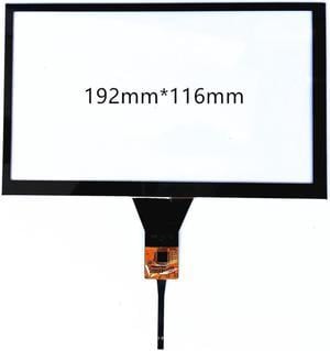 8-inch capacitive touch screen 192*116/6-wire touch screen / DVD navigation capacitive touch screen