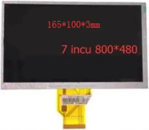 7 inch 50pin 165*100*3mm 800*480 LCD screen