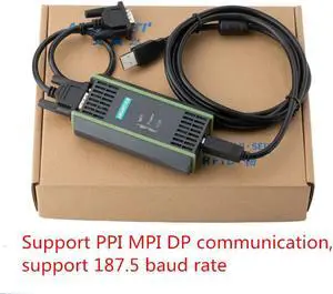 Suitable for Siemens PLC programming cable S7-200/300 data download line 6ES7972-0CB20-0XA0 support WIN7/XP/VISTA