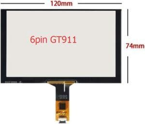 5-inch 120*74  GT911 6pin capacitive touch screen usb control card raspberry pie Windows 7 8 10 drive