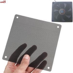 Hot Selling 5PCS/lot 120mm Cuttable Black PVC PC Fan Dust Filter Dustproof Case Computer Mesh