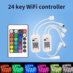 24 key LED Strip WIFI RGB RGBW Controller Android IOS APP voice -compatible Magic Home IR Control For RGB RGBW LED strip