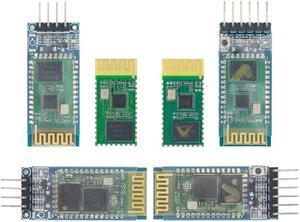 HC-05 RF Wireless Bluetooth Transceiver Slave Module HC-05 / TTL To UART Converter and Adapter for Arduino with Bottom Plate