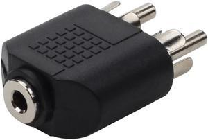 1pcs 3.5mm AUX Female To 2 RCA Male Audio Stereo Jack Headphones  Adapter Splitter Connector Universal Jack Headphones Adapter