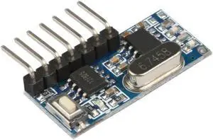 433mhz RF Relay Receiver Module Wireless 4 CH Output with Learning Button and 433 Mhz RF Remote Controls Transmitter Diy