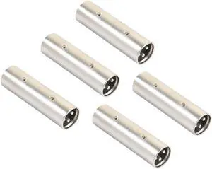 3 Pin 3pin XLR Male To XLR Male SIM Card and Adapters MIC Power Microphone for Plug Connector Adapter