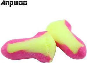ANPWOO 10 Pairs Disposable Uncorded Foam Earplugs  Snore Sleep Hearing Protections Ear Protector Earplugs Earmuff