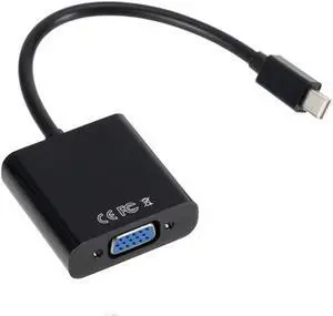 Mini DP To VGA Video Adapter 1080p Thunderbolt Male Display Port To Female VGA Cables Displayport To VGA DP Adapter