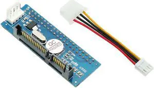 SATA IDE adapter 40 pin IDE to SATA converter SATA-IDE converter 3.5 HDD IDE/PATA hard disk adapter with 7 pin-SATA Data Cable
