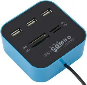 Combohub Multi-function Card Reader 2.0 USBHUB2.0 All-in-one Combo Splitter Can OEM Use High-speed Chip