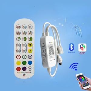 WS2812B Bluetooth Music Control DC5-24V 24key IR Remote Controller for WS2812B WS2811 SK6812 Led Strip Light