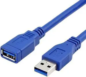 USB Extension Cable USB 3.0 Cable for Smart TV PS4 Xbox One SSD USB3.0  To Extender Data Cord Mini USB Extension Cable 5m Blue