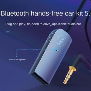 Aux Bluetooth Adapter Dongle Cable for Car 3.5mm Jack Aux Bluetooth5.0 Receiver Speaker Audio Transmitter Color Shipped Randomly