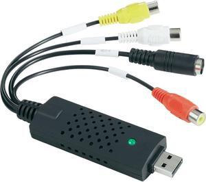 VHS to Digital Converter USB 2.0 Video Converter Audio Capture Card VHS Box VHS VCR TV to Digital Converter Support Win 7/8/10