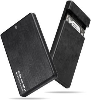 Portable 2.5 Inch SATA HDD/SSD External Hard Drive Case USB 3.0 Hard Drive Enclosure Tool-free High-speed Hard Disk Case