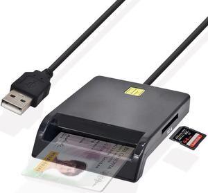 X01 USB Smart Card Reader For Bank Card IC/ID EMV card Reader for Windows 7 8 10 Linux OS USB-CCID ISO 7816