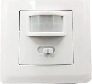 PIR Motion Sensor Switch AC 110V-240V Recessed Infrared smart Human body Sensor Wall Switch work with In dark Adjustable time