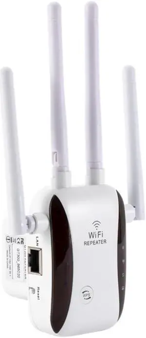 300Mbps Wireless WiFi Router Wi-fi Repeater Booster 5 Suitable for Home White