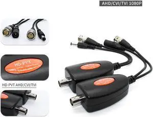 1 Channel Power Over Coax System For Cctv Cameras Ahd/Cvi/Tvi Video +Power Supply Coaxial Hd Video Transmitter Up to 400M HD-PV