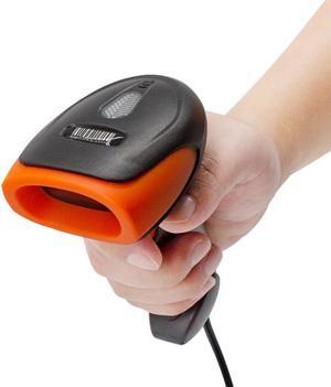 Fashion Wireless Red Light Scanner Bar Code QR Scan Gun 1D Fast Recognition With Built In