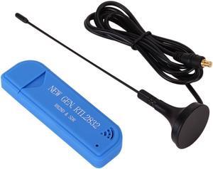 USB 2.0 TV Receiver DAB FM RTL2832U R828D SDR RTL A300U 25MHz-1760MHz Receiving Frequency Tuner Dongle Stick with Antenna